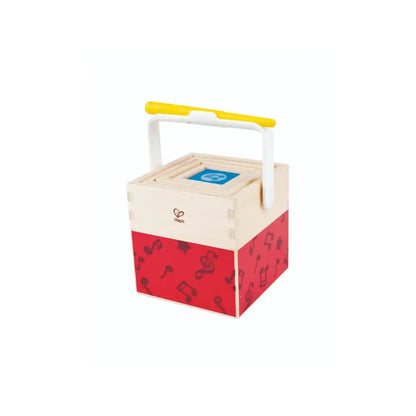 Set musical apilable Hape set-musical-apilable-rojo-natural-madera-970