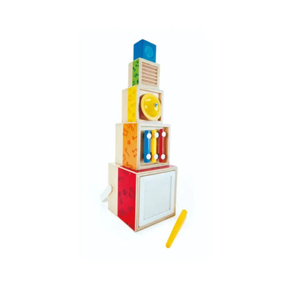 Set musical apilable Hape set-musical-apilable-vistoso-de-madera-bloques-383