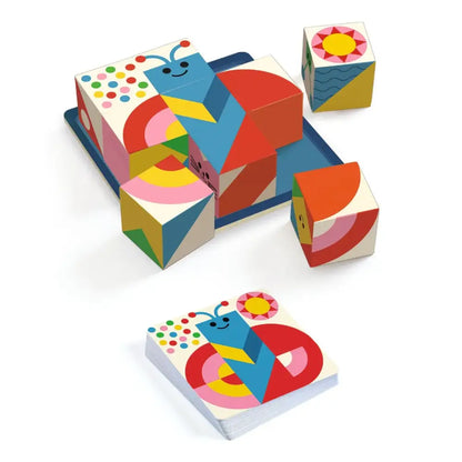 Sologic Cubologic 9 Juego de lógica Djeco sologic-cubologic-9-juego-de-logica-vistoso-madera-bloquear-612