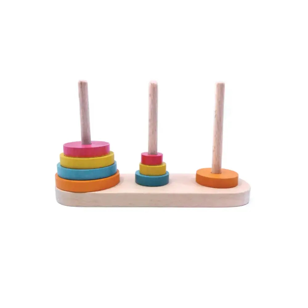 SvooRetro Tower of Hanoi Juego de lógica Svoora svooretro-tower-of-hanoi-juego-de-logica-madera-juguete-tres-339