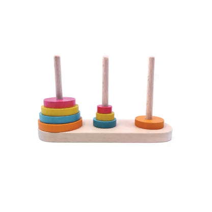 SvooRetro Tower of Hanoi Juego de lógica Svoora svooretro-tower-of-hanoi-juego-de-logica-madera-juguete-tres-339