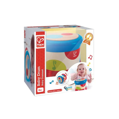 Tambor Bebés Hape tambor-bebes-vistoso-de-madera-bebe-548