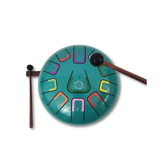 Tambú 8" 11 notas - Turquesa Instrumento musical JuegaConmigo tambu-8-11-notas-turquesa-390