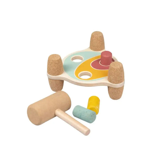 Tap Tap Rainbow Motricidad KORKO tap-rainbow-de-madera-juguete-martillo-938