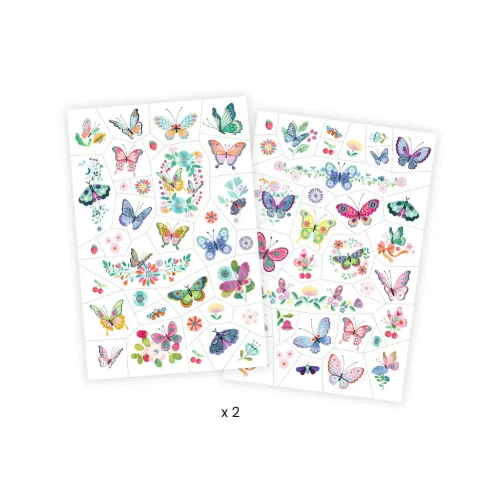 Tattoo Mariposas de Ensueño Tatuajes Djeco Art & Craft tattoo-mariposas-de-ensueno-tatuajes-recopilacion-vistoso-mariposa-993