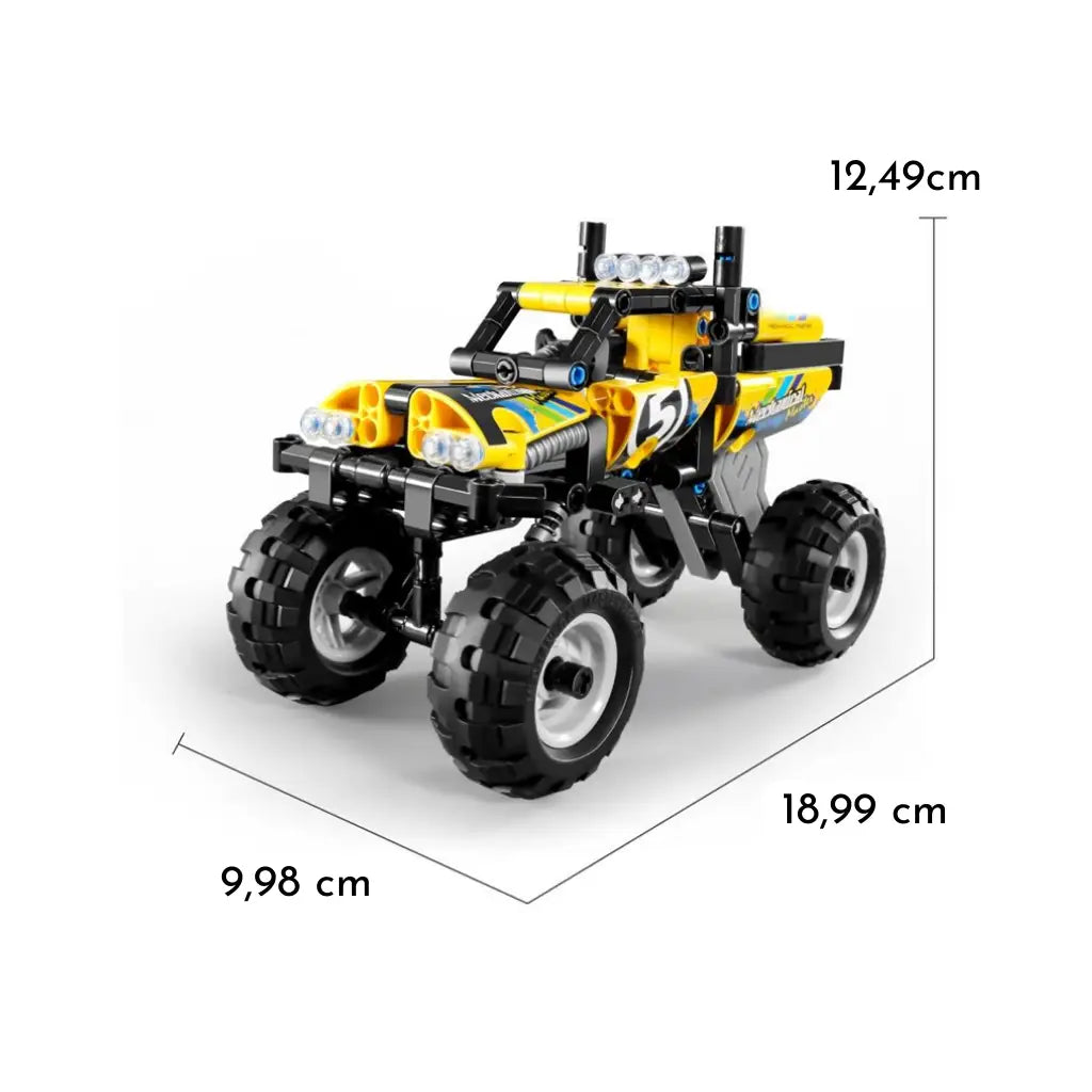 Todoterreno 4x4 amarillo - 199 pzas.