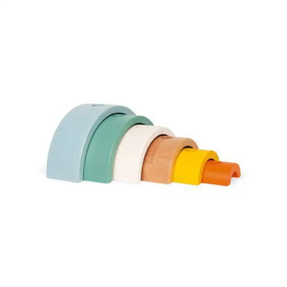 Tortuga arco iris Primera Edad Janod tortuga-arco-iris-primera-edad-vistoso-de-madera-arcoiris-995