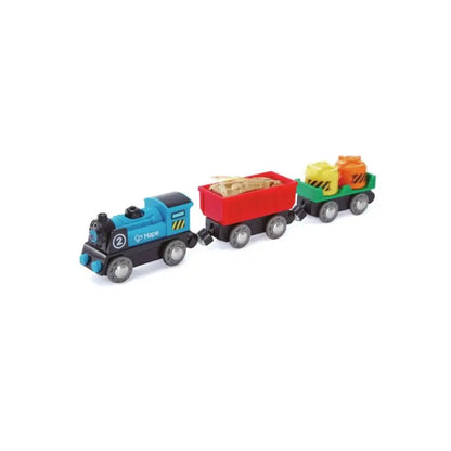 Tren de Mercancías a pilas Hape tren-de-mercancias-a-pilas-madera-juguete-693