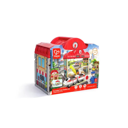 Set de Estación de Tren Portátil Trenes Hape tu-tren-portatil-favorito-esta-en-jugueteria-mukkies-trenes-forma-841