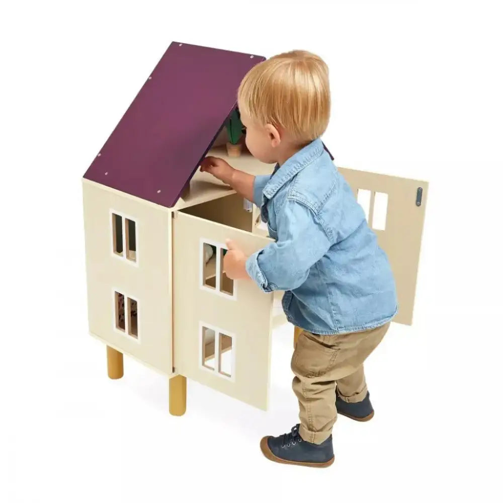 Twist - Casa De Muñecas Muñecas/os Janod twist-casa-de-munecas-munecas-os-madera-purpura-146