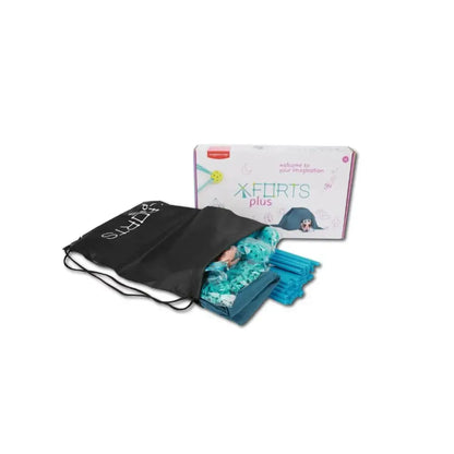 XFort - Set de 85 pzas Tiendas/Tipis JuegaConmigo xfort-set-de-85-pzas-tiendas-tipis-negro-bolsa-x-coqueteos-931